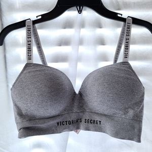 Gray Padded Bralette